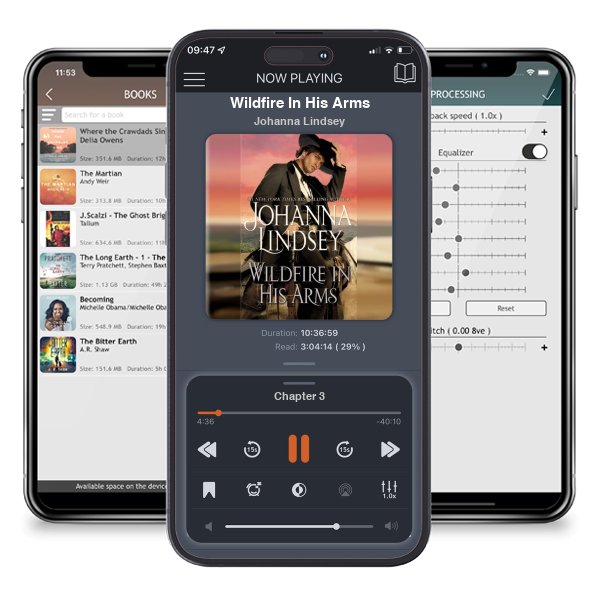 Download fo free audiobook Wildfire In His Arms by Johanna Lindsey and listen anywhere on your iOS devices in the ListenBook app.