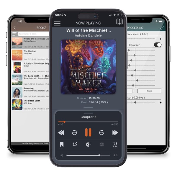 Download fo free audiobook Will of the Mischief Maker: An Orisha Tale by Antoine Bandele and listen anywhere on your iOS devices in the ListenBook app.