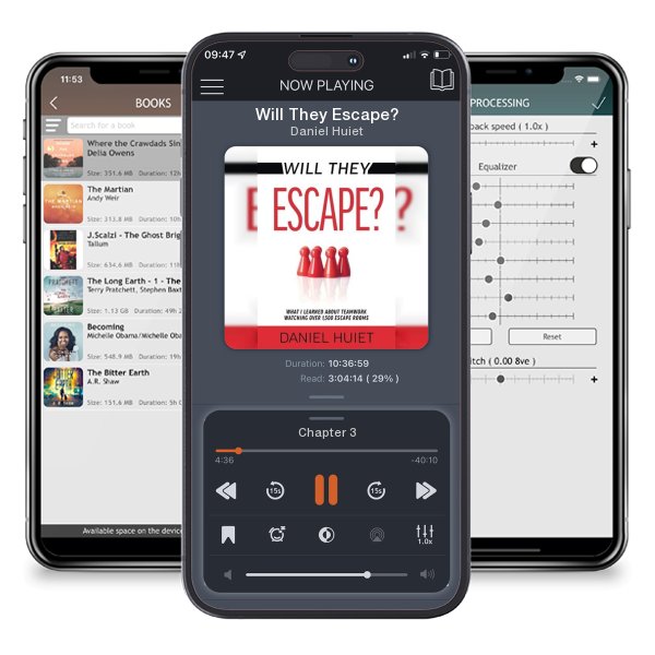 Download fo free audiobook Will They Escape? by Daniel Huiet and listen anywhere on your iOS devices in the ListenBook app.