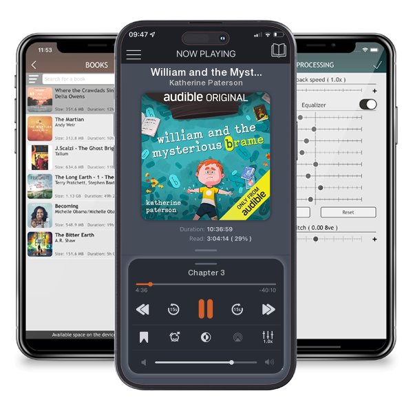 Download fo free audiobook William and the Mysterious Brame by Katherine Paterson and listen anywhere on your iOS devices in the ListenBook app.