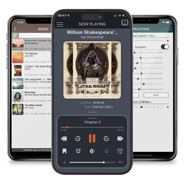 Download fo free audiobook William Shakespeare's Star Wars: Verily, a New Hope by Ian Doescher and listen anywhere on your iOS devices in the ListenBook app.