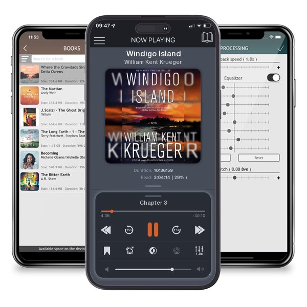 Download fo free audiobook Windigo Island by William Kent Krueger and listen anywhere on your iOS devices in the ListenBook app.
