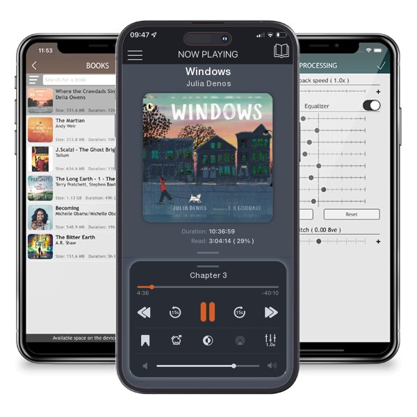 Download fo free audiobook Windows by Julia Denos and listen anywhere on your iOS devices in the ListenBook app.