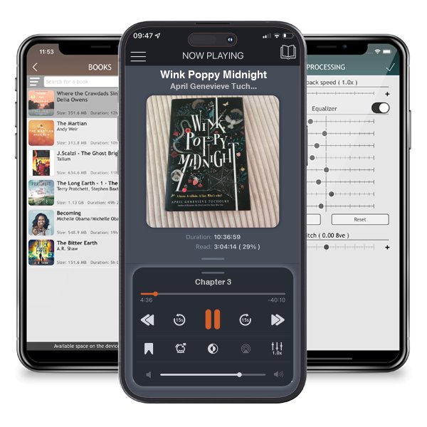 Download fo free audiobook Wink Poppy Midnight by April Genevieve Tucholke and listen anywhere on your iOS devices in the ListenBook app.