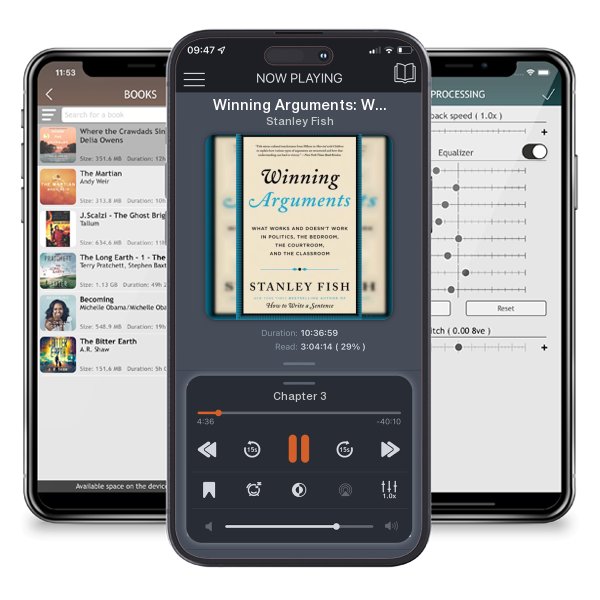Download fo free audiobook Winning Arguments: What Works and Doesn't Work in Politics, the Bedroom, the Courtroom, and the Classroom by Stanley Fish and listen anywhere on your iOS devices in the ListenBook app.
