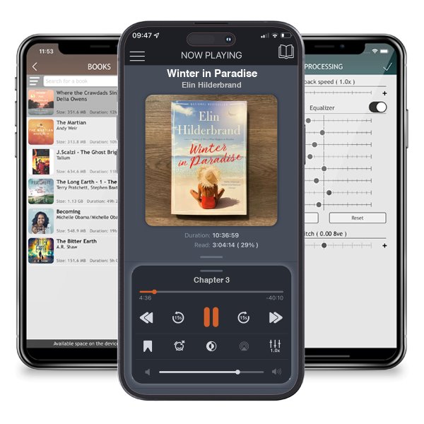 Download fo free audiobook Winter in Paradise by Elin Hilderbrand and listen anywhere on your iOS devices in the ListenBook app.