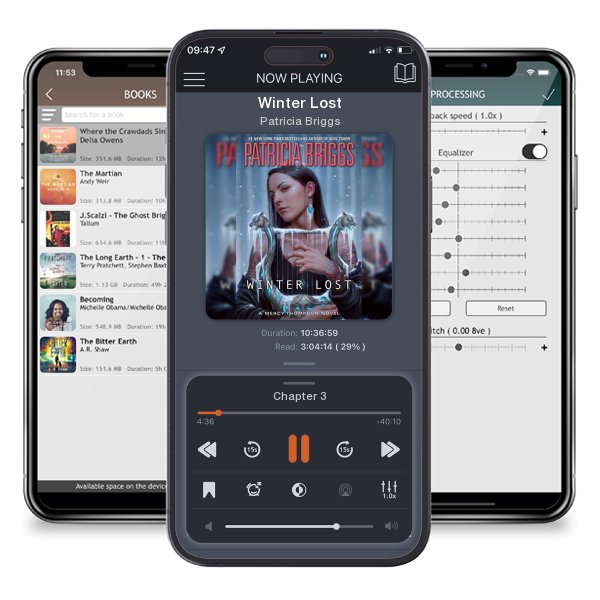 Download fo free audiobook Winter Lost by Patricia Briggs and listen anywhere on your iOS devices in the ListenBook app.