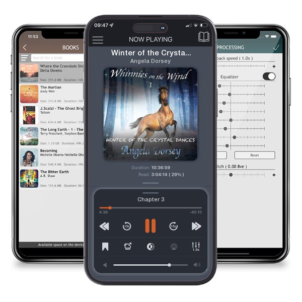 Download fo free audiobook Winter of the Crystal Dances by Angela Dorsey and listen anywhere on your iOS devices in the ListenBook app.