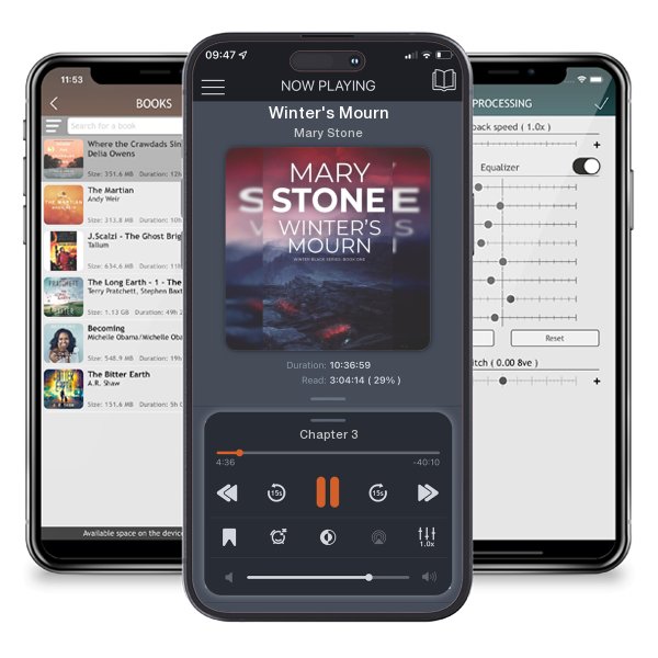 Download fo free audiobook Winter's Mourn by Mary Stone and listen anywhere on your iOS devices in the ListenBook app.