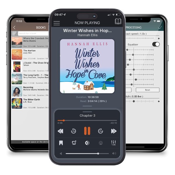 Download fo free audiobook Winter Wishes in Hope Cove by Hannah Ellis and listen anywhere on your iOS devices in the ListenBook app.