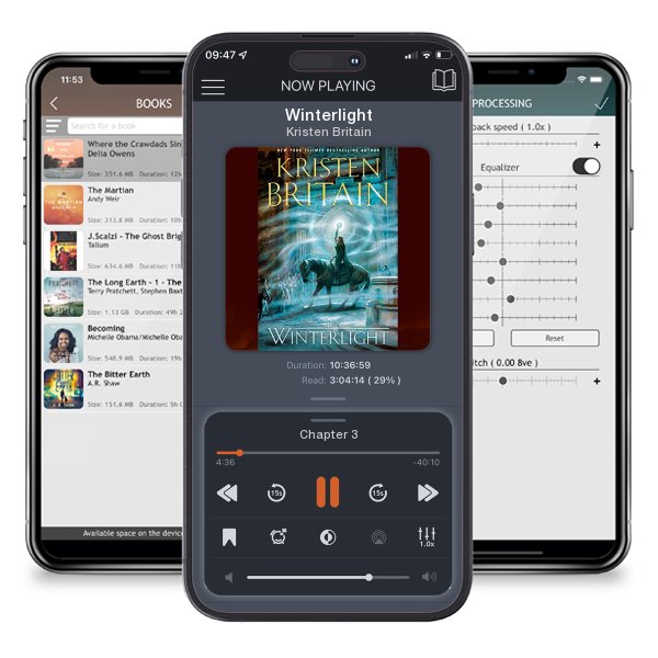 Download fo free audiobook Winterlight by Kristen Britain and listen anywhere on your iOS devices in the ListenBook app.