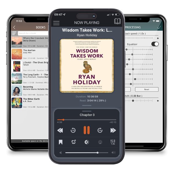 Download fo free audiobook Wisdom Takes Work: Learn. Apply. Repeat. by Ryan Holiday and listen anywhere on your iOS devices in the ListenBook app.