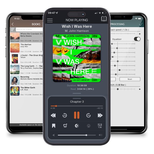 Download fo free audiobook Wish I Was Here by M. John Harrison and listen anywhere on your iOS devices in the ListenBook app.