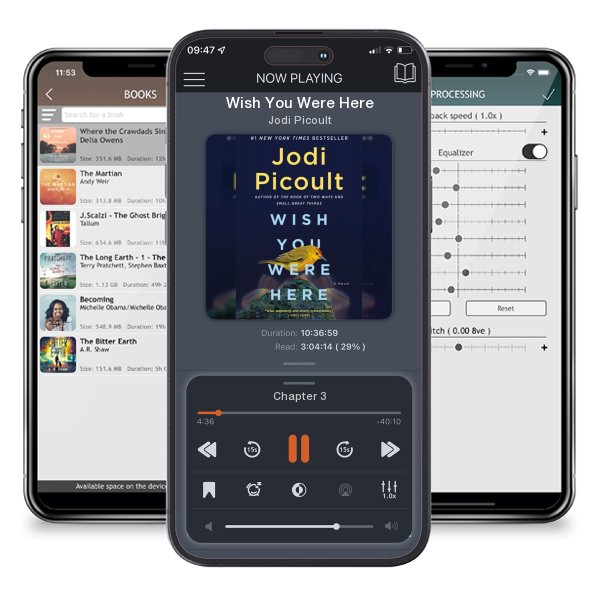 Download fo free audiobook Wish You Were Here by Jodi Picoult and listen anywhere on your iOS devices in the ListenBook app.
