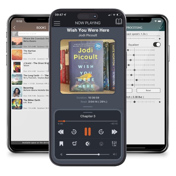 Download fo free audiobook Wish You Were Here by Jodi Picoult and listen anywhere on your iOS devices in the ListenBook app.