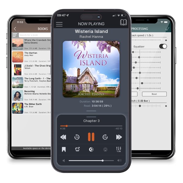 Download fo free audiobook Wisteria Island by Rachel Hanna and listen anywhere on your iOS devices in the ListenBook app.