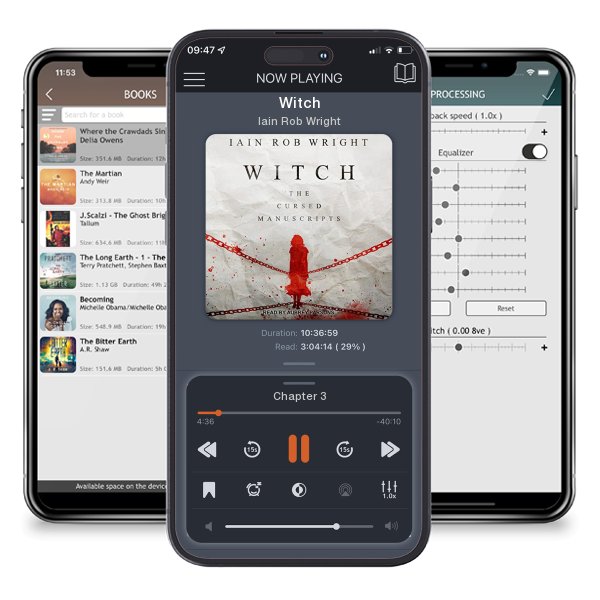 Download fo free audiobook Witch by Iain Rob Wright and listen anywhere on your iOS devices in the ListenBook app.