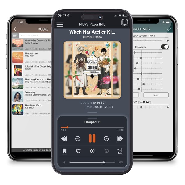 Download fo free audiobook Witch Hat Atelier Kitchen 1 by Hiromi Sato and listen anywhere on your iOS devices in the ListenBook app.