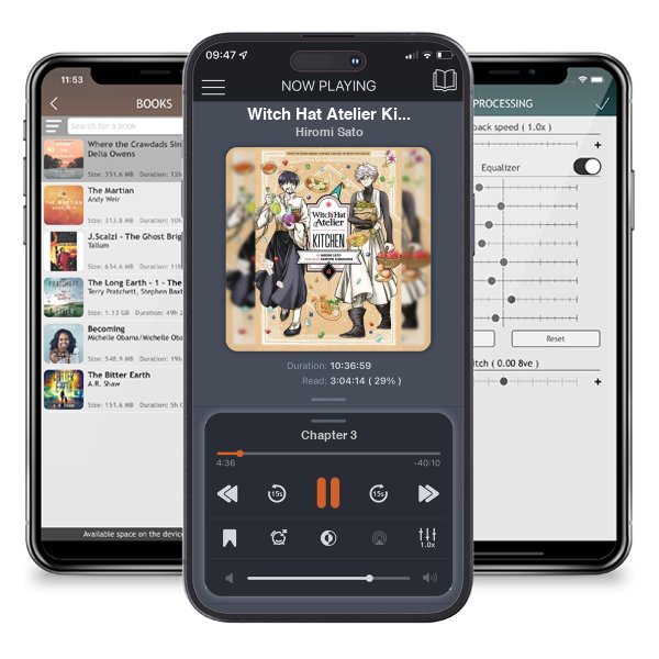 Download fo free audiobook Witch Hat Atelier Kitchen 4 by Hiromi Sato and listen anywhere on your iOS devices in the ListenBook app.