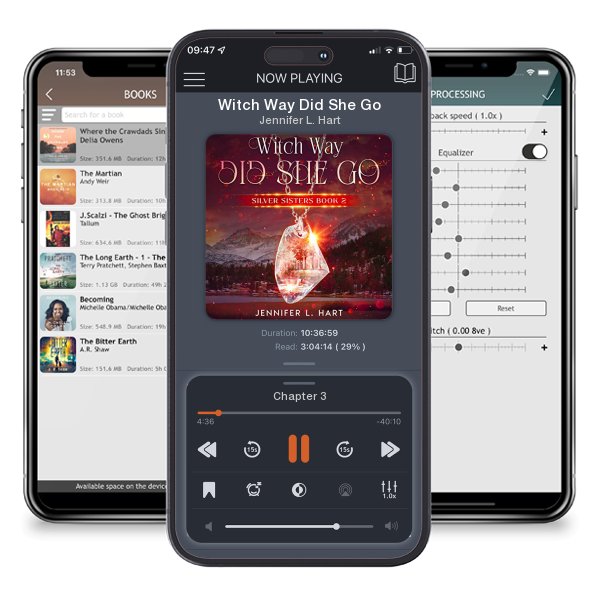 Download fo free audiobook Witch Way Did She Go by Jennifer L. Hart and listen anywhere on your iOS devices in the ListenBook app.