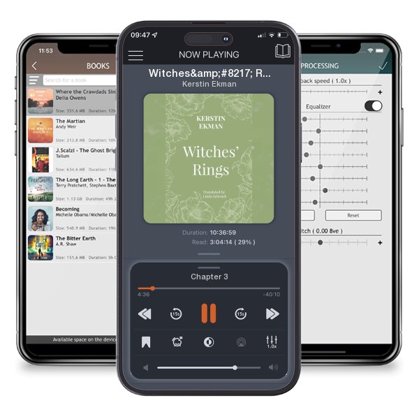 Download fo free audiobook Witches&#8217; Rings by Kerstin Ekman and listen anywhere on your iOS devices in the ListenBook app.