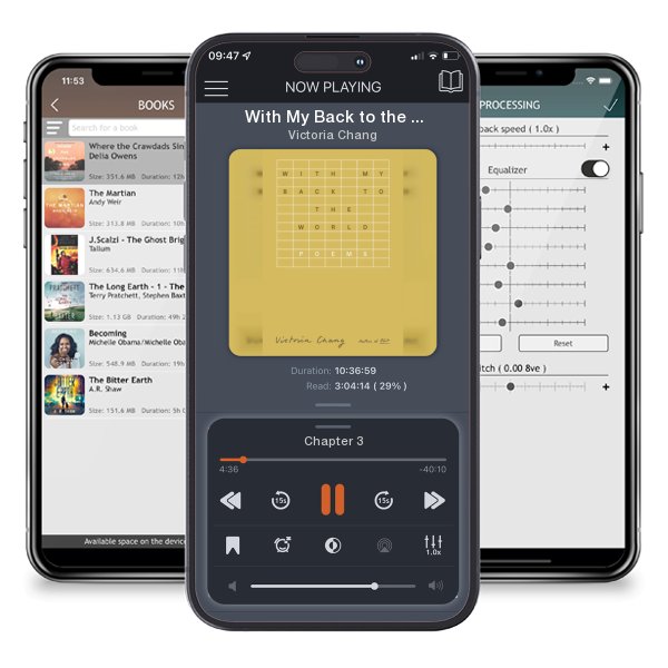 Download fo free audiobook With My Back to the World: Poems by Victoria Chang and listen anywhere on your iOS devices in the ListenBook app.