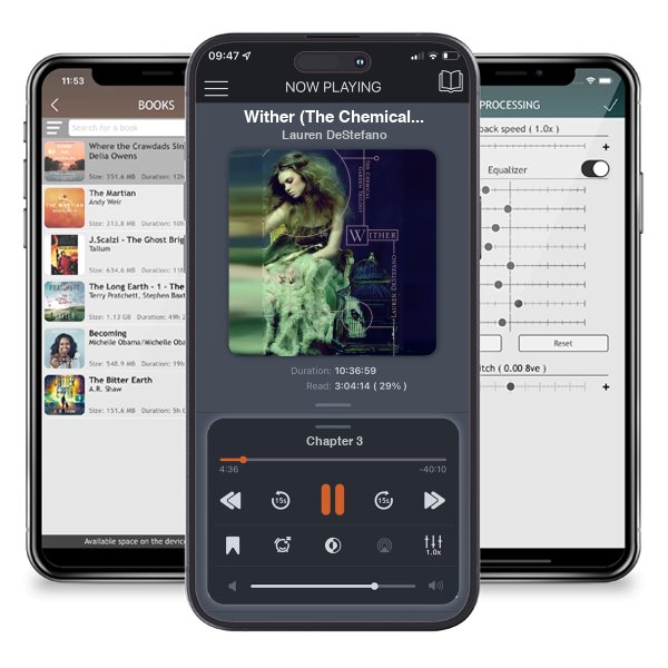 Download fo free audiobook Wither (The Chemical Garden, #1) by Lauren DeStefano and listen anywhere on your iOS devices in the ListenBook app.