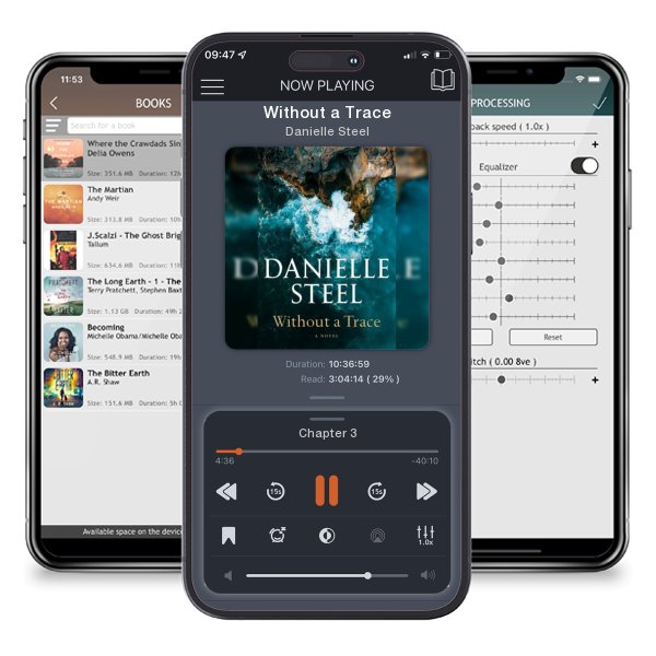 Download fo free audiobook Without a Trace by Danielle Steel and listen anywhere on your iOS devices in the ListenBook app.