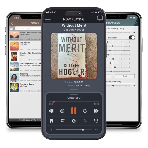 Download fo free audiobook Without Merit by Colleen Hoover and listen anywhere on your iOS devices in the ListenBook app.