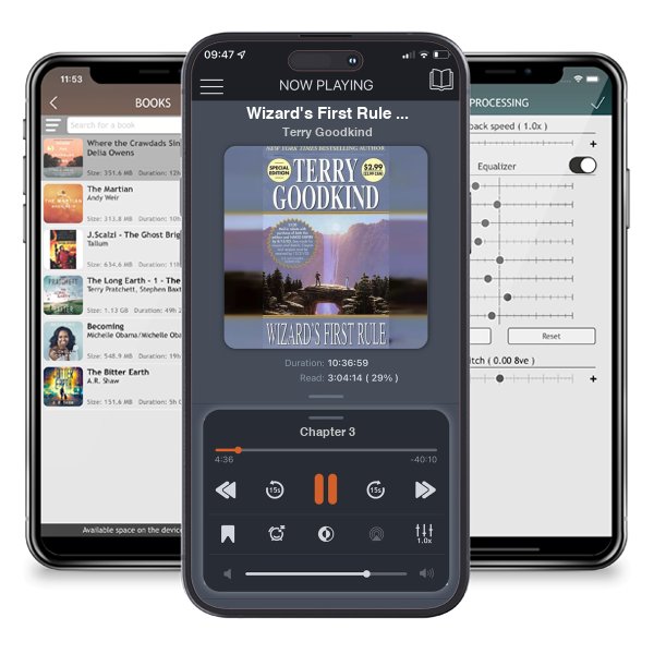 Download fo free audiobook Wizard\'s First Rule (Sword of Truth, #1) by Terry Goodkind and listen anywhere on your iOS devices in the ListenBook app.