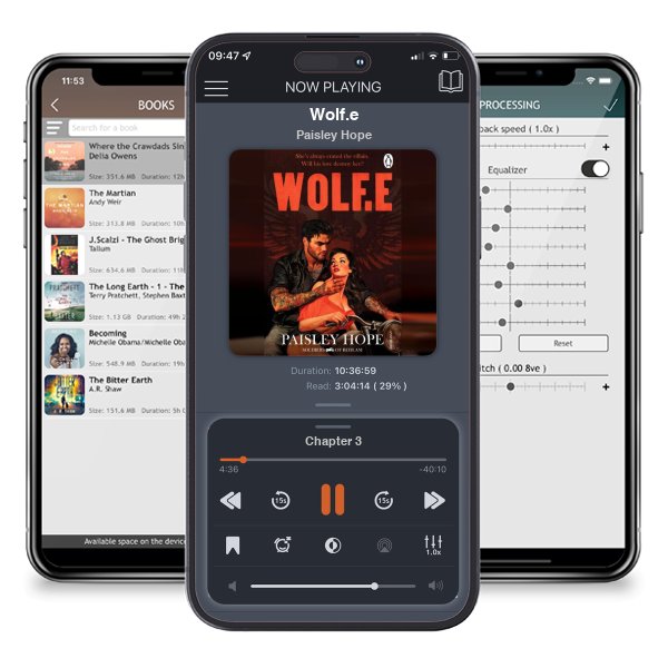 Download fo free audiobook Wolf.e by Paisley Hope and listen anywhere on your iOS devices in the ListenBook app.