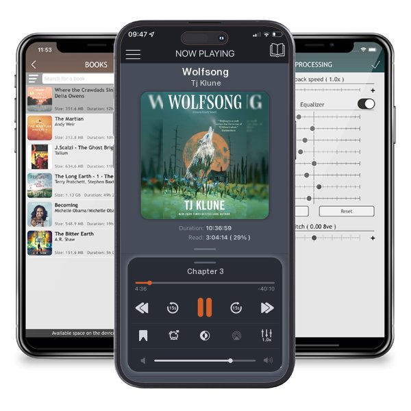 Download fo free audiobook Wolfsong by Tj Klune and listen anywhere on your iOS devices in the ListenBook app.