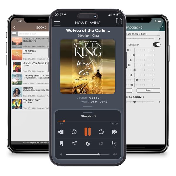 Download fo free audiobook Wolves of the Calla (The Dark Tower, #5) by Stephen King and listen anywhere on your iOS devices in the ListenBook app.