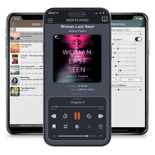 Download fo free audiobook Woman Last Seen by Adele Parks and listen anywhere on your iOS devices in the ListenBook app.