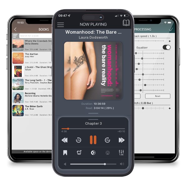 Download fo free audiobook Womanhood: The Bare Reality by Laura Dodsworth and listen anywhere on your iOS devices in the ListenBook app.