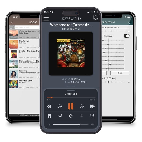 Download fo free audiobook Wombreaker [Dramatized Adaptation] by Tim Waggoner and listen anywhere on your iOS devices in the ListenBook app.