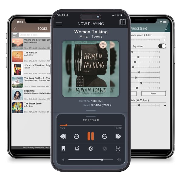 Download fo free audiobook Women Talking by Miriam Toews and listen anywhere on your iOS devices in the ListenBook app.