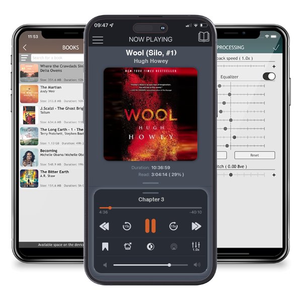 Download fo free audiobook Wool (Silo, #1) by Hugh Howey and listen anywhere on your iOS devices in the ListenBook app.