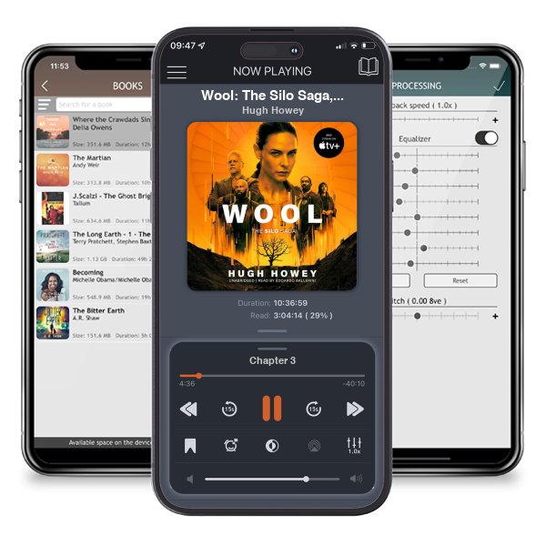 Download fo free audiobook Wool: The Silo Saga, Book 1 by Hugh Howey and listen anywhere on your iOS devices in the ListenBook app.