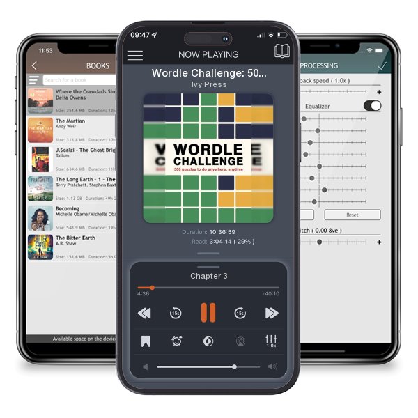 Download fo free audiobook Wordle Challenge: 500 Puzzles to Do Anywhere, Anytime by Ivy Press and listen anywhere on your iOS devices in the ListenBook app.