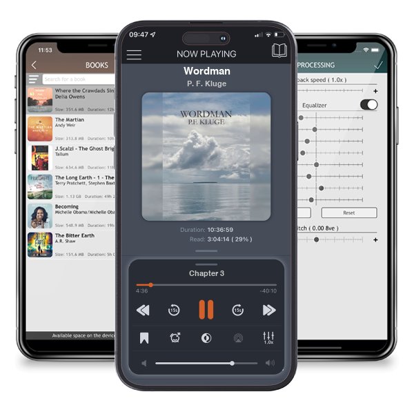 Download fo free audiobook Wordman by P. F. Kluge and listen anywhere on your iOS devices in the ListenBook app.