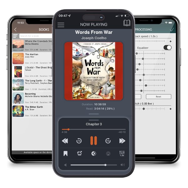 Download fo free audiobook Words From War by Joseph Coelho and listen anywhere on your iOS devices in the ListenBook app.