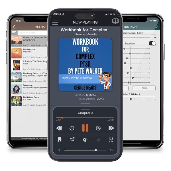 Download fo free audiobook Workbook for Complex PTSD by Pete Walker: From Surviving to Thriving by Genius Reads and listen anywhere on your iOS devices in the ListenBook app.