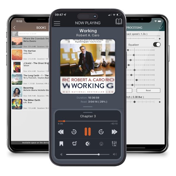 Download fo free audiobook Working by Robert A. Caro and listen anywhere on your iOS devices in the ListenBook app.
