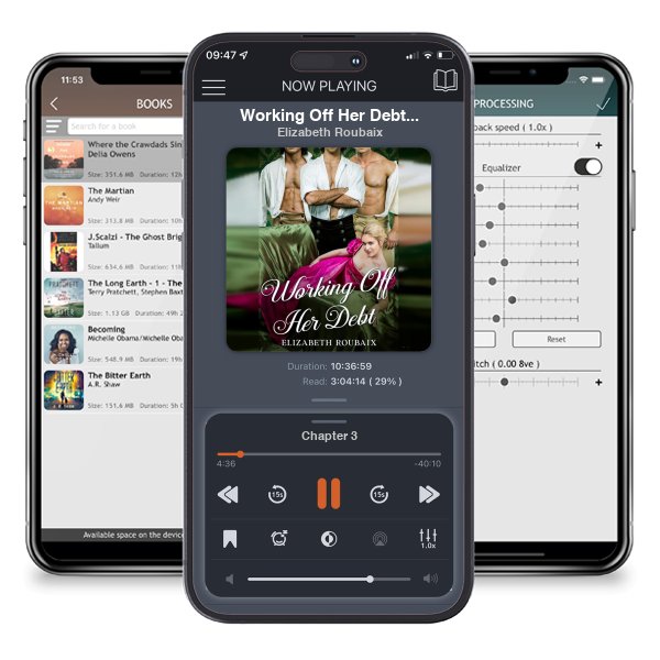 Download fo free audiobook Working Off Her Debt (Matrons I\'d Like to Tup Book 1) by Elizabeth Roubaix and listen anywhere on your iOS devices in the ListenBook app.