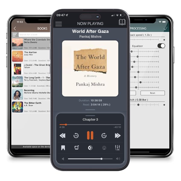 Download fo free audiobook World After Gaza by Pankaj Mishra and listen anywhere on your iOS devices in the ListenBook app.