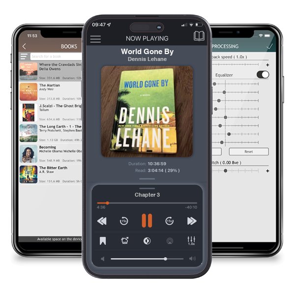 Download fo free audiobook World Gone By by Dennis Lehane and listen anywhere on your iOS devices in the ListenBook app.