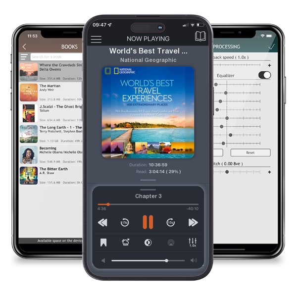 Download fo free audiobook World's Best Travel Experiences: 400 Extraordinary Places by National Geographic and listen anywhere on your iOS devices in the ListenBook app.