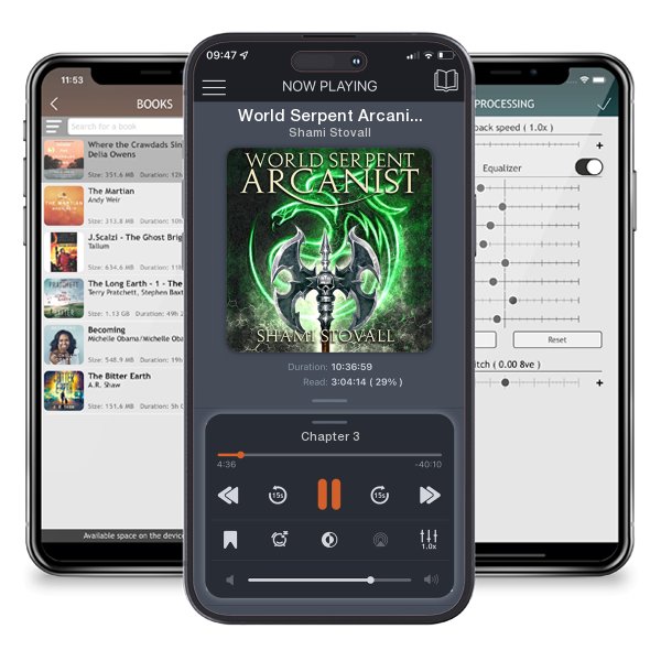 Download fo free audiobook World Serpent Arcanist by Shami Stovall and listen anywhere on your iOS devices in the ListenBook app.