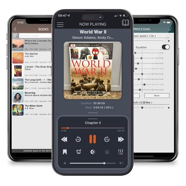 Download fo free audiobook World War II by Simon Adams; Andy Crawford and listen anywhere on your iOS devices in the ListenBook app.